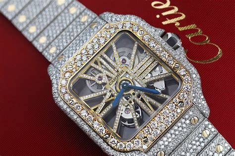 skeleton watch cartier|cartier skeleton watch diamond.